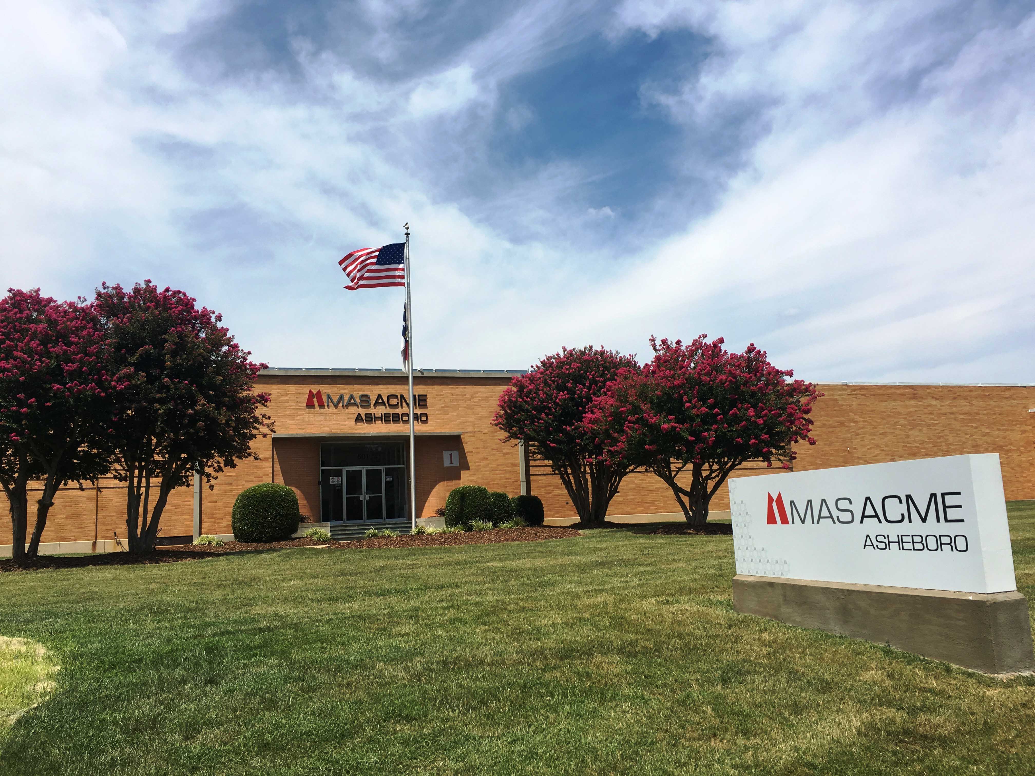 MAS US Holdings Inc. Manufactured in North Carolina